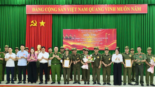 Cai Kinh sôi nổi hội thi lực lượng tham gia bảo vệ ANTT cơ sở giỏi lần thứ I, năm 2026