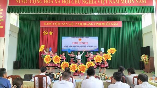 Xã Cai Kinh gặp mặt Doanh nghiệp, nhà đầu tư, hợp tác xã năm 2025