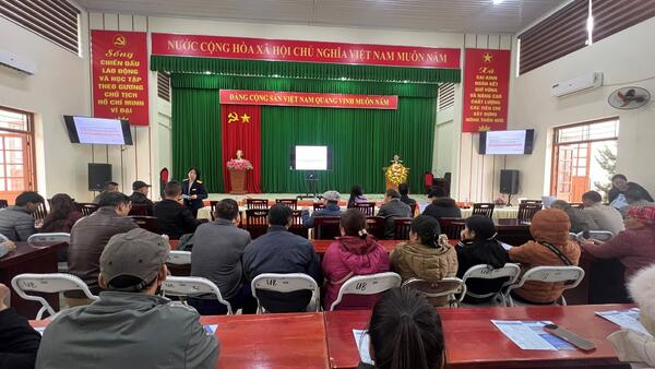 Xã Cai Kinh triển khai công tác chuyển đổi mô hình, phương pháp quản lý thuế đối với hộ, cá nhân kinh doanh khi xoá bỏ thuế khoán