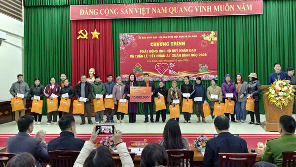 Xã Cai Kinh: Lan tỏa yêu thương – Chung tay vì người nghèo xuân Bính Ngọ 2026