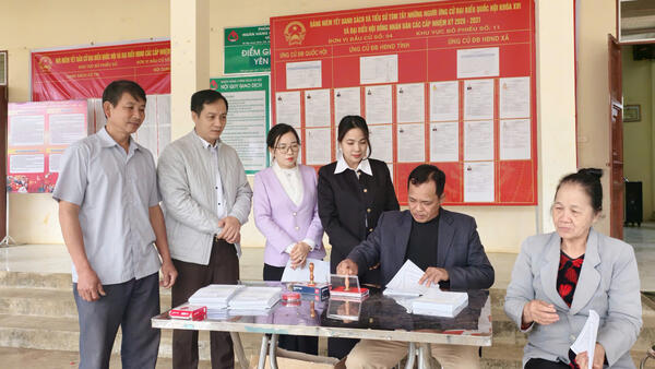 Lãnh đạo xã Cai Kinh kiểm tra công tác chuẩn bị bầu cử Đại biểu Quốc hội khóa XVI và Đại biểu HĐND các cấp, nhiệm kỳ 2026 – 2031