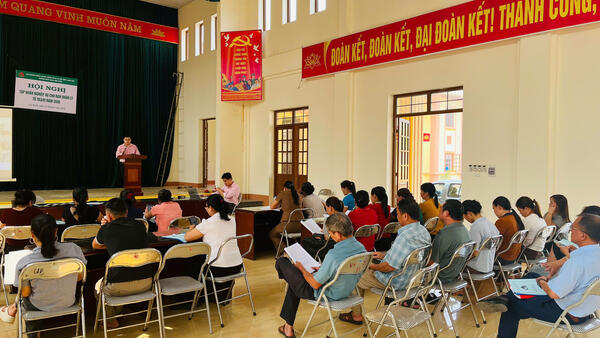 Phòng giao dịch Ngân hàng CSXH Hữu Lũng tổ chức tập huấn nghiệp vụ năm 2026