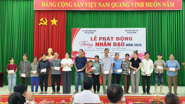 Xã Cai Kinh phát động “Tháng Nhân đạo” năm 2026