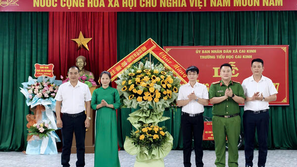 Các trường học trên địa bàn xã Cai Kinh tổ chức lễ khai giảng năm học 2026–2027